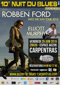 Nuit Du Blues De Carpentras 2015. Le vendredi 26 juin 2015 à CARPENTRAS. Vaucluse.  20H30